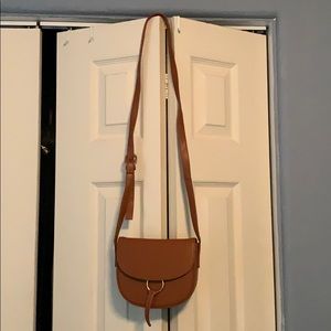 J.J. Winters Tan Leather Hangbag